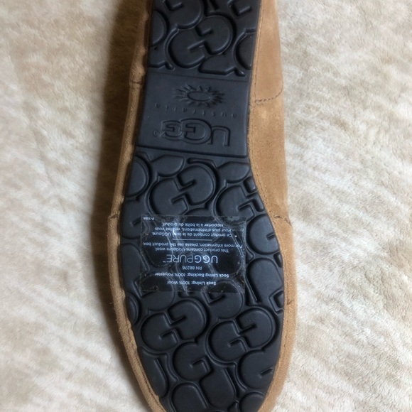 UGG Australia ‘Boylan’ Tassel Loafer Slippers Chestnut Suede Mens 10M - Picture 5 of 7